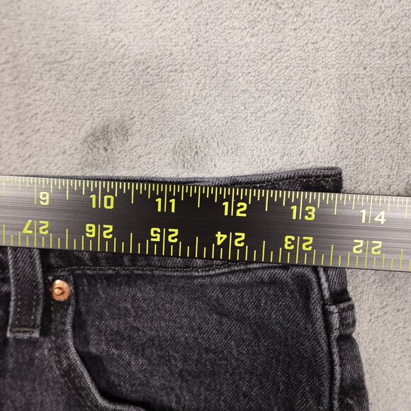 Levi's jeans 501 Original Fit women's 26 vintage black button fly red tab - Picture 7 of 16